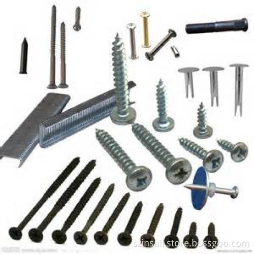 Screw Nails, Nails, Upholstery Tacks, Nails for Air-Powered, Electric, and Cordless Nailers, Strip Nails